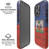 Haiti Flag Dark Wood iPhone 16 Pro Magsafe Impact Case